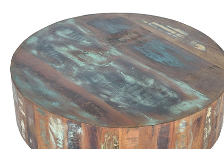 Giner and Colomer - Recycled Wood Coffee Table With Metal Legs