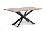 Giner and Colomer - Acacia Wood & Iron Dining Table (35 mm Top, 180 cm)