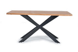 Giner and Colomer - Acacia Wood & Iron Dining Table (35 mm Top, 180 cm)