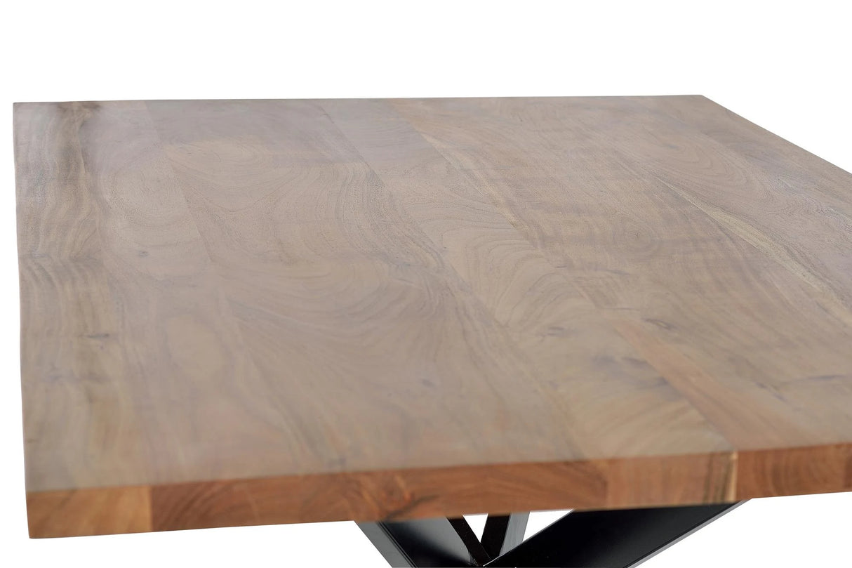 Giner and Colomer - Acacia Wood & Iron Dining Table (35 mm Top, 180 cm)