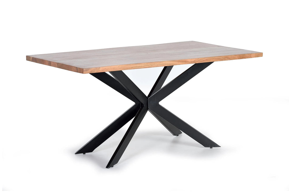 Giner and Colomer - Acacia Wood & Iron Dining Table (35 mm Top, 200 cm)