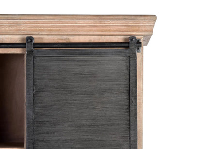 Giner and Colomer - Industrial Mango Wood Shelf (4 Drawers & 1 Sliding Door)