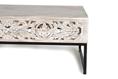 Giner and Colomer - Coffee Table In Mango Wood & Metal Base
