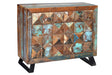 Giner and Colomer - Recycled Wood Chest Of Drawers (2 Drawers, 2 Doors)
