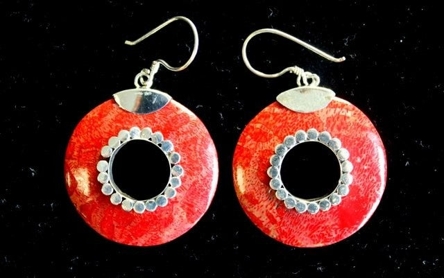 925 Silver Earrings - Do-nuts