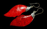 925 Silver Earrings - Leaf Drop