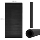 HOMCOM Multi-purpose Exercise Equipment Mat Non-slip Floor Protector Gym Fitness Training Workout Mat, 200 x 100cm