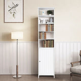 Bathroom Storage Cabinet with 5 Open Shelves for Home
