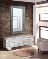 Giner and Colomer - Mango Wood Chest With Bronze Details & Top Opening