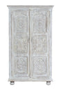 Giner and Colomer - Mango Wood Cabinet (2 Doors, 3 Shelves, Hanging Bar)