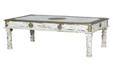 Giner and Colomer - Mango Wood Coffee Table With Bronze Details