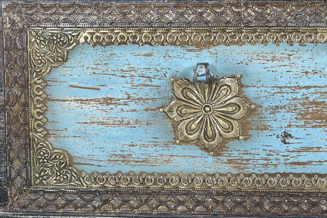 Giner and Colomer - Mango Wood Chest With Top Opening & Bronze Details