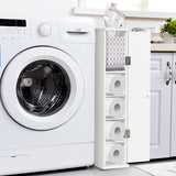 Bathroom Storage Cabinet with 3 Detachable Shelves for Bedroom/Living Room/Bathroom