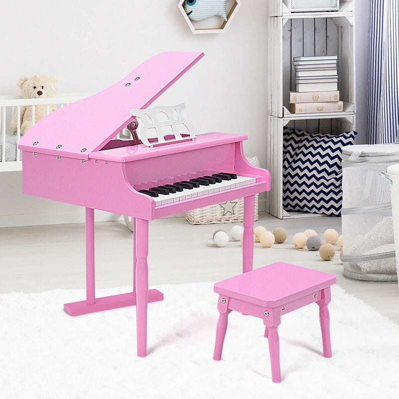 Musical Instrument 30-KeyMini Grand Piano with Bench