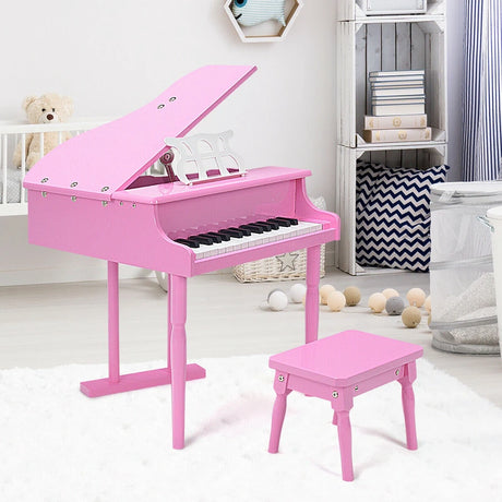Musical Instrument 30-KeyMini Grand Piano with Bench
