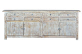 Giner and Colomer - Mango Wood Sideboard (4 Doors, 8 Drawers) & Shelves