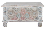 Giner and Colomer - Mango Wood Coffee Table With Top Opening (90 x 90)