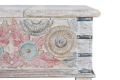 Giner and Colomer - Mango Wood Coffee Table With Top Opening (90 x 90)