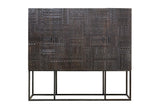 Giner and Colomer - 4-Door Display Cabinet In Mango Wood With Hieroglyphic Detail