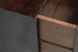 Giner and Colomer - Hieroglyphic Mango Wood TV Stand (3 Drawers)