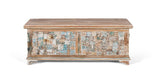 Giner and Colomer - Mango & Recycled Wood Chest With Large Storage (Top Opening)
