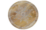 Giner and Colomer - Set Of 2 Mango Wood & Iron Tables With Hand-Painted Tops