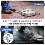 4000PSI Pressure Washer Surface Cleaner Stainless Steel with Casters