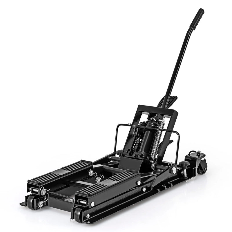 680 kg Motorcycle Hydraulic Lift with 3-Level Height Adjustable Platform-Black