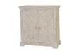 Giner and Colomer - 2-Door Chest Of Drawers In Mango Wood With Interior Shelf