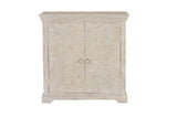 Giner and Colomer - 2-Door Chest Of Drawers In Mango Wood With Interior Shelf