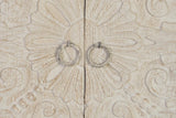 Giner and Colomer - 2-Door Chest Of Drawers In Mango Wood With Interior Shelf