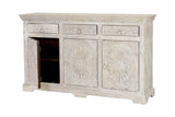 Giner and Colomer - Mango Wood Sideboard (3 Doors, 3 Drawers) With Interior Shelves