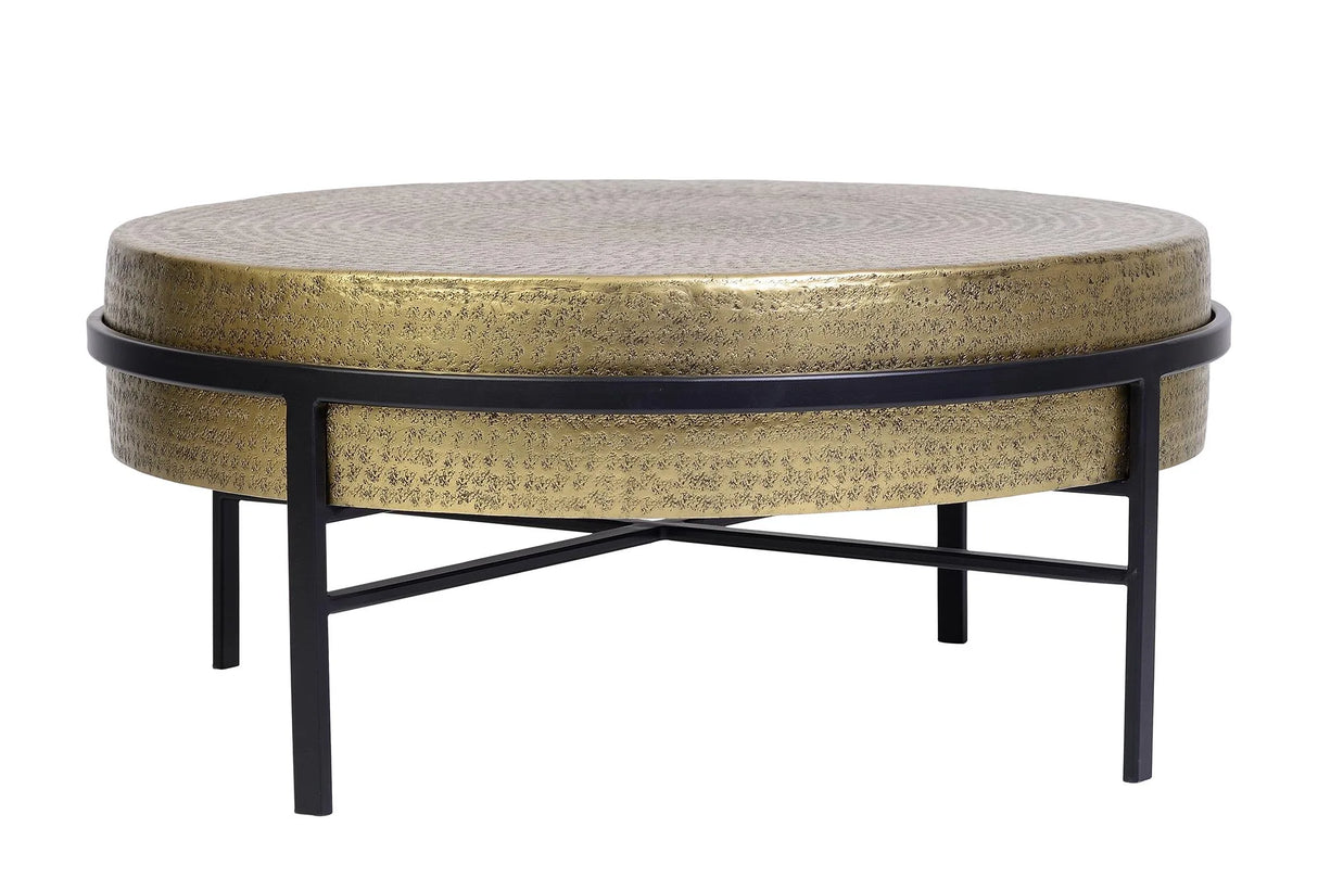 Giner and Colomer - Coffee Table With Bronze Top & Iron Base