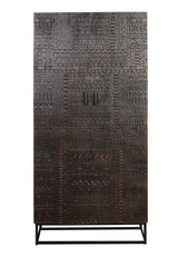 Giner and Colomer - Mango Wood Cabinet With Iron Base (W90 x H180)