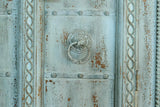 Giner and Colomer - 2-Door Mango Wood Cabinet With 3 Shelves (Crackled Finish)