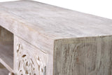 Giner and Colomer - 2-Door Mango Wood TV Cabinet & Iron Base