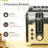 HOMCOM Retro 3000W Kettle and Toaster Set - Black