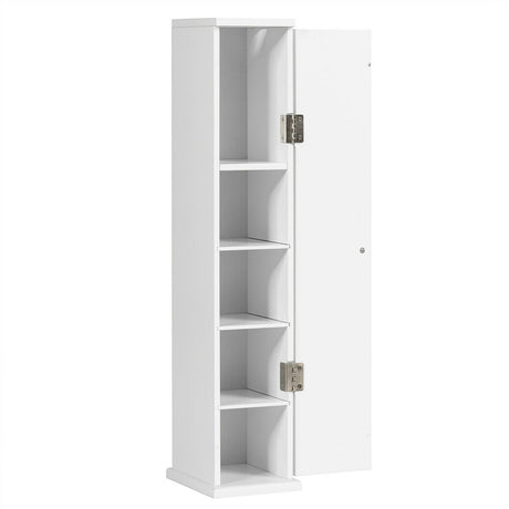 Bathroom Storage Cabinet with 3 Detachable Shelves for Bedroom/Living Room/Bathroom