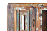 Giner and Colomer - 3-Door, 1-Drawer Mango Wood Display Cabinet With Metal Legs