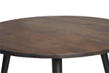 Giner and Colomer - Mango Wood Dining Table With Metal Legs (120 x 120 x 75)