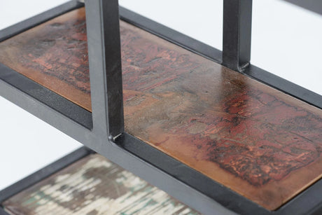 Giner and Colomer - Hanging Shelves In Metal & Recycled Wood
