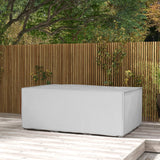 Outsunny Outdoor Garden Furniture Cover Waterproof, Anti-UV 600D Heavy Duty Oxford Fabric Patio Furniture Cover for Rectangular Sofa Table Set, Grey, 210 x 140 x 80 cm