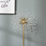 HOMCOM 160cm Dandelion-Crystallite Floor Lamp, with Foot Switch