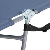 Outsunny Foldable Sun Lounger, Beach Chaise Lounge with Reading Hole, Arm Slots, 5-Position Adjustable Backrest, Side Pocket, Pillow for Garden, Beach, Pool, Grey