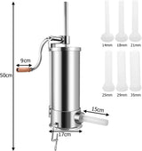 6L 10 lbs Sausage Stuffer Maker