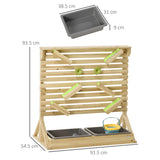 Outsunny Outdoor Kids Running Water and Sand Playset, with 18 Accessories