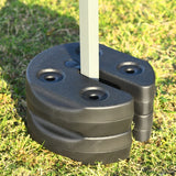 6 pieces Weight Plates Patio Canopy Tent Gazebo Shade Umbrella Water Filled