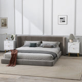 HOMCOM 2-Drawer Bedside Table Set of 2 - White