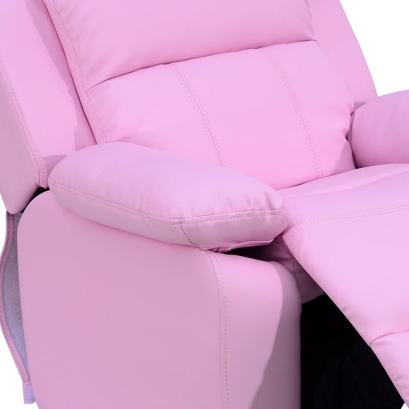 HOMCOM Kids Sofa Armchair Toddler Recliner Children's  Chair Lounger Games Chair  PU Leather w/ Storage  (Pink)