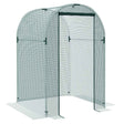 Outsunny 120 x 120cm Mini Polytunnel Greenhouse